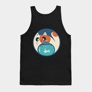 cat in a bowl Tank Top